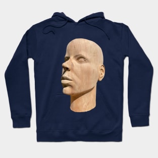 Head Wood carved Hoodie